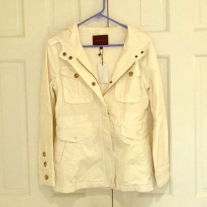 Sanctuary cream cargo jacket, XS